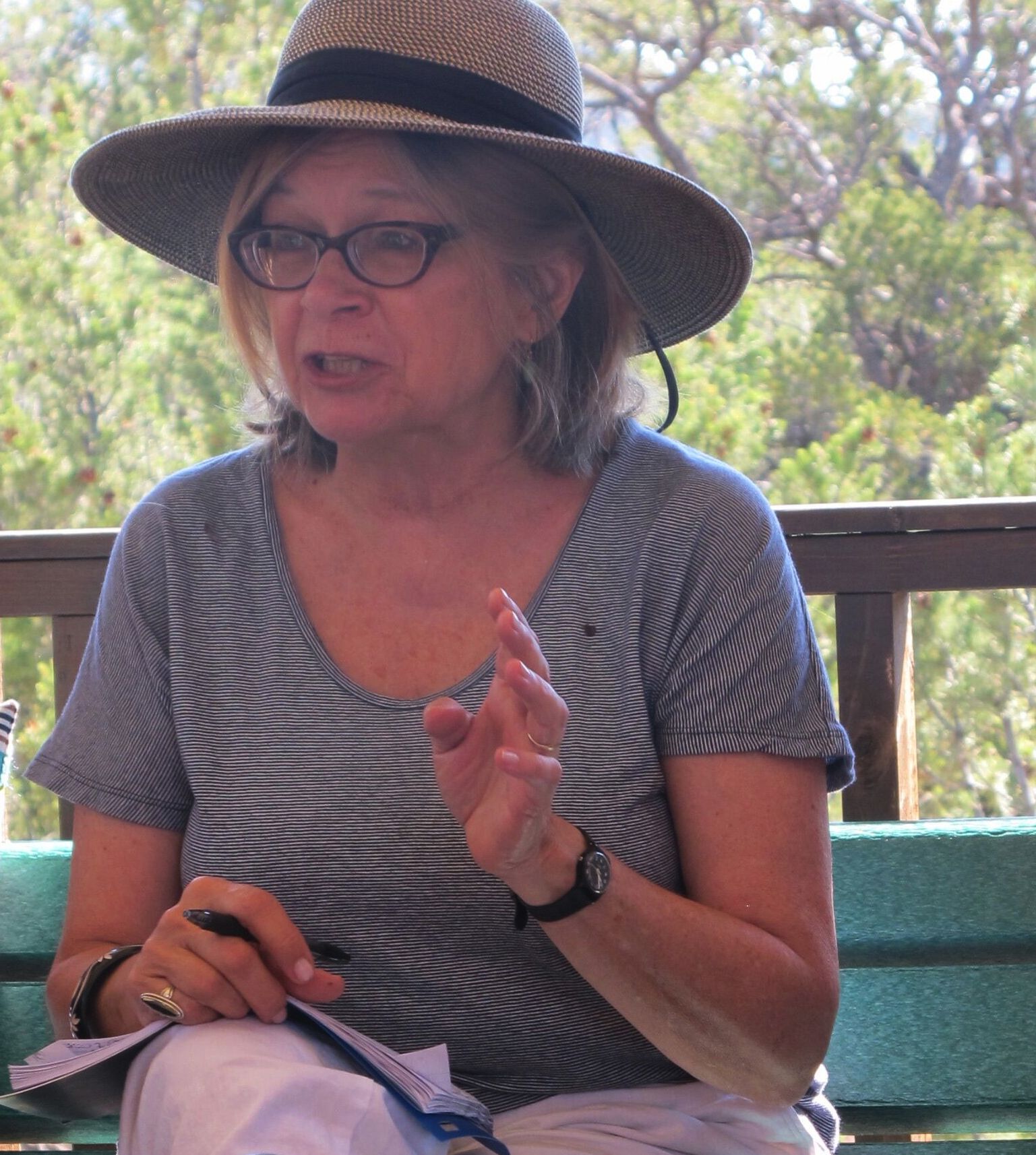 Susan Yelavich at HighGround, July 2016; Photo by Janet Abrams