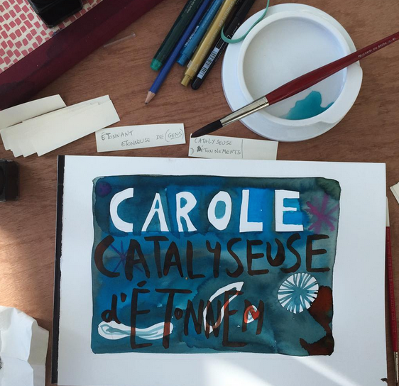 “Carole, Catalysuese,” (Carol, the Catalyst) Alterjob, Elisa Bertolotti