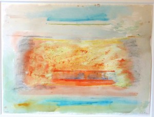Helen Frankenthaler, "Relay II," 1976, mixed media on paper