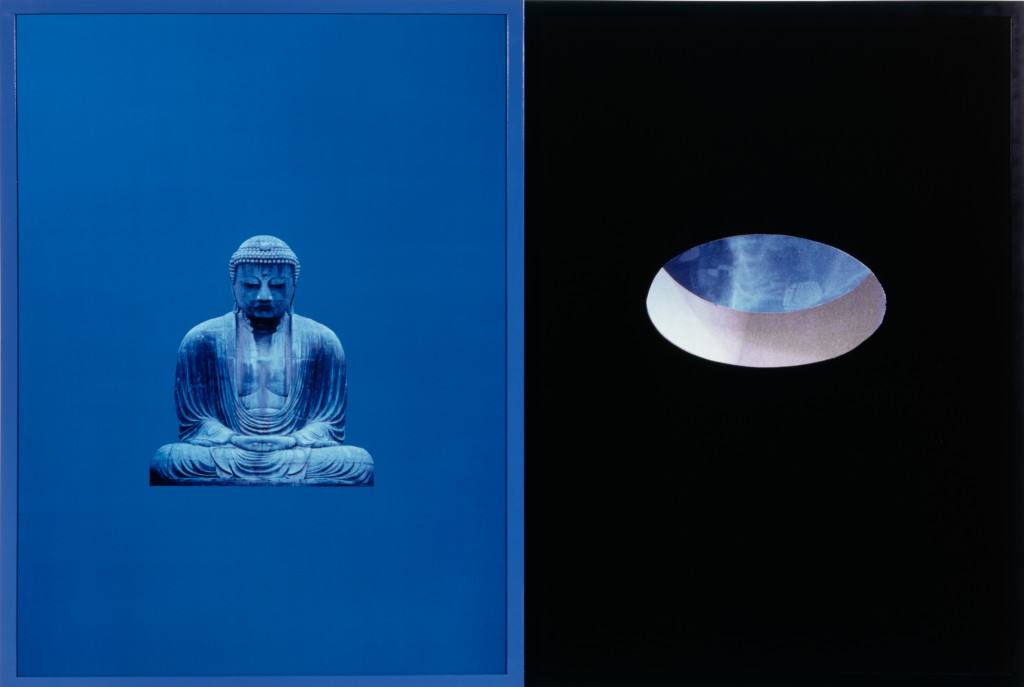 Buddha of Immeasurable Light, 1987 Cibachrome with lacquered wood frame