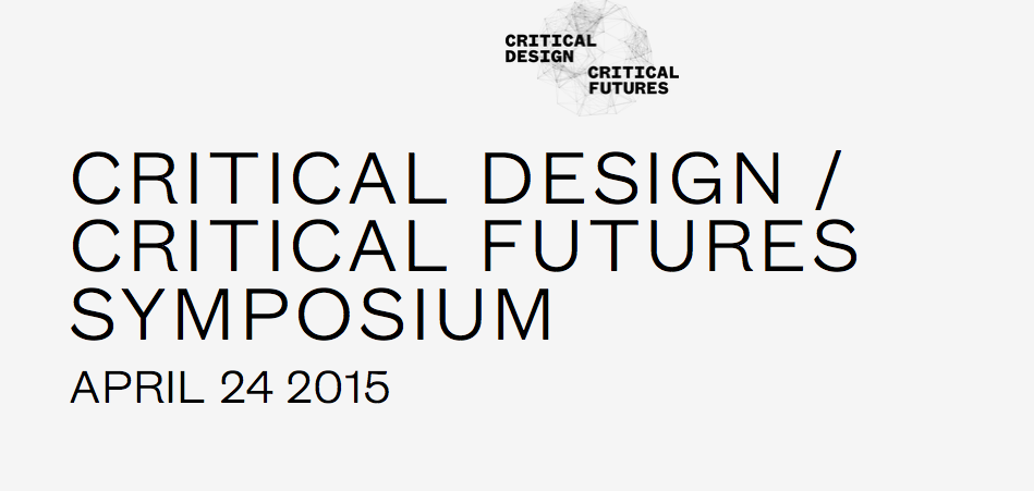 Susan Yelavich speaks at RISD/Brown symposium on Critical Design