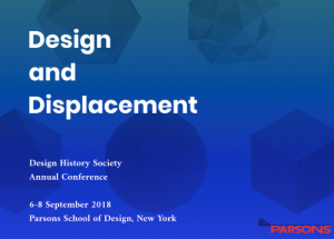 Design History Society 2018 Conference – Call for Papers
