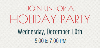 Dec. 10 ADHT Graduate Holiday Party