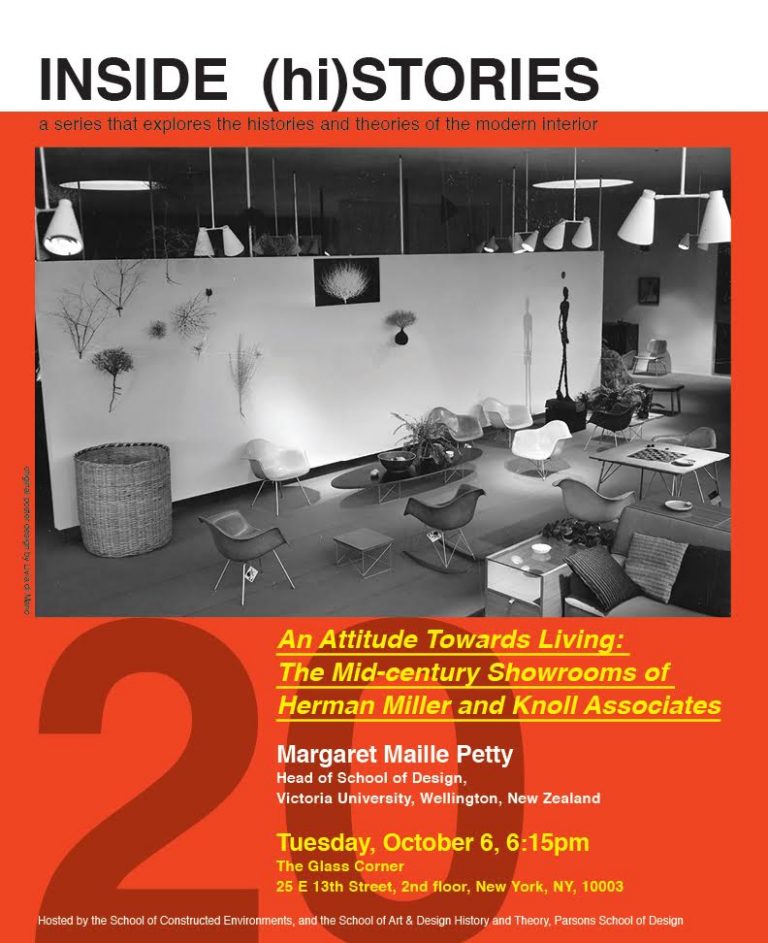 INSIDE (hi)STORIES – An Attitude Towards Living: The Mid-century Showrooms of Herman Miller and Knoll Associates